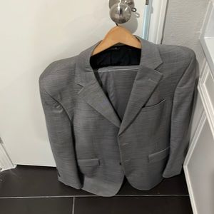 Jos A Bank gray suit- tailored fit